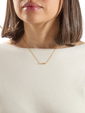 Parisian Stroll Mood Yellow Gold Necklace