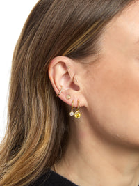 Diamond Petite Imogen Yellow Gold Studs