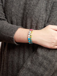 Love Rainbow Bracelet Duo