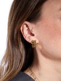 The Ripple Huggie Earring