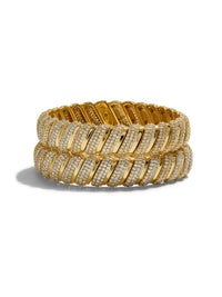 The Pavé Big Cobra Bracelets