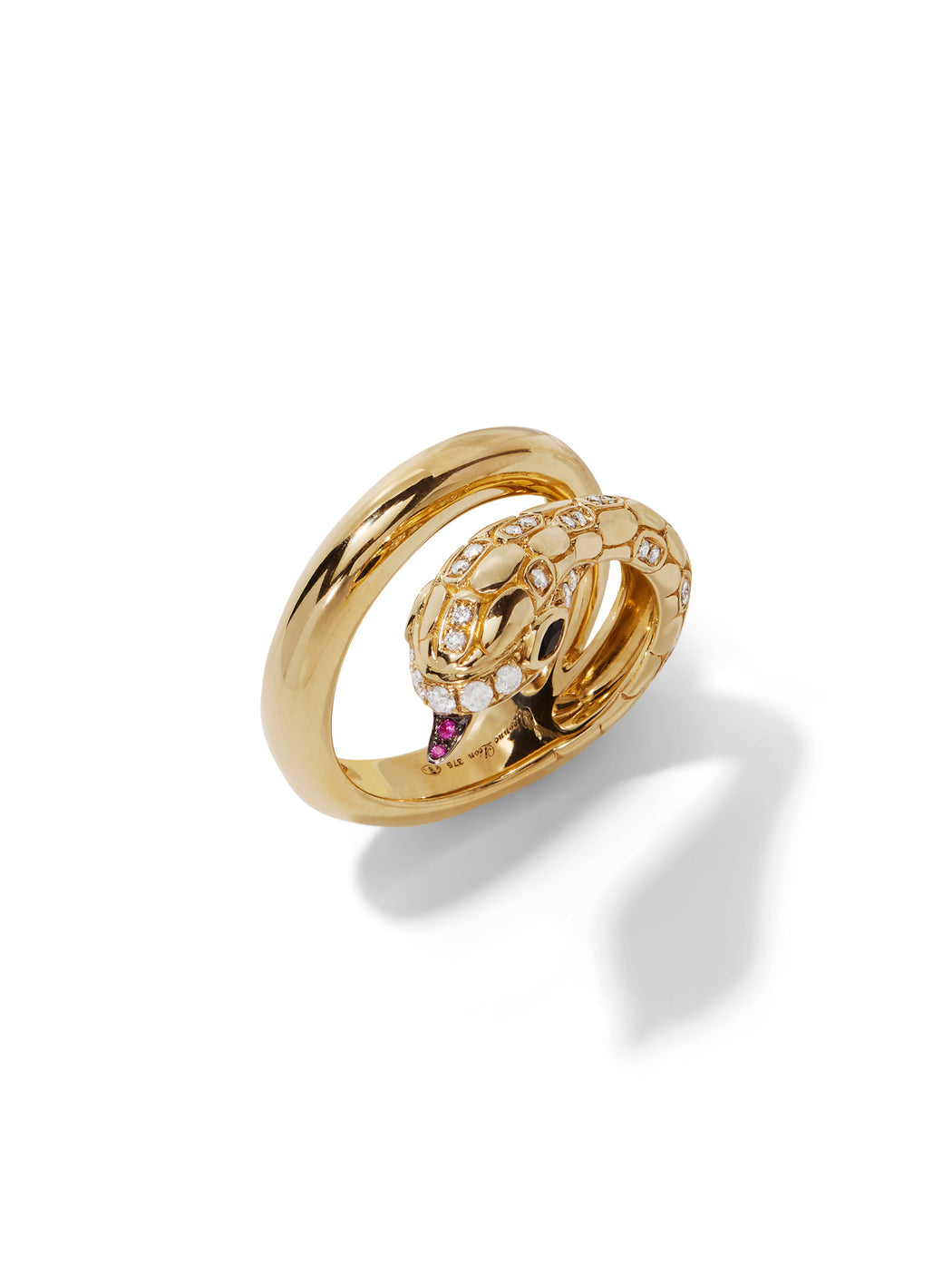 Python Yellow Gold Ring