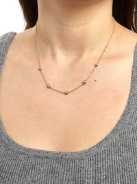 The 5 Atom Yellow Gold Necklace