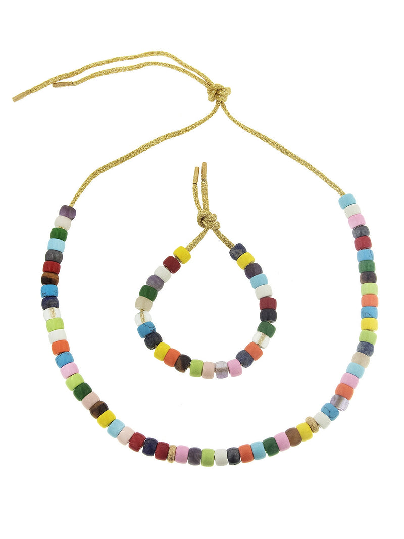 Forte Beads Rainbow Necklace and Bracelet Multikit | Carolina Bucci