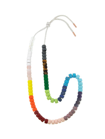 FORTE Beads Rainbow Moon Rose Gold Necklace Kit
