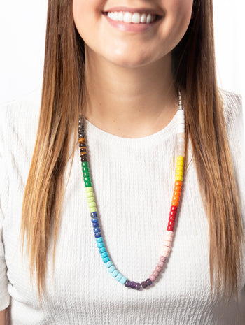 FORTE Beads Rainbow Moon Rose Gold Necklace Kit