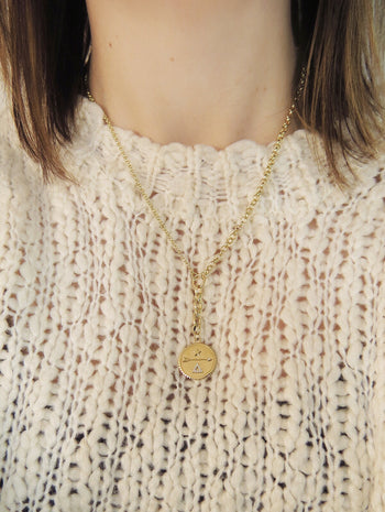 Medium Dream Medallion On Belcher Necklace