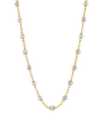 Classic Gigi Sparkle Resin Yellow Gold Necklace