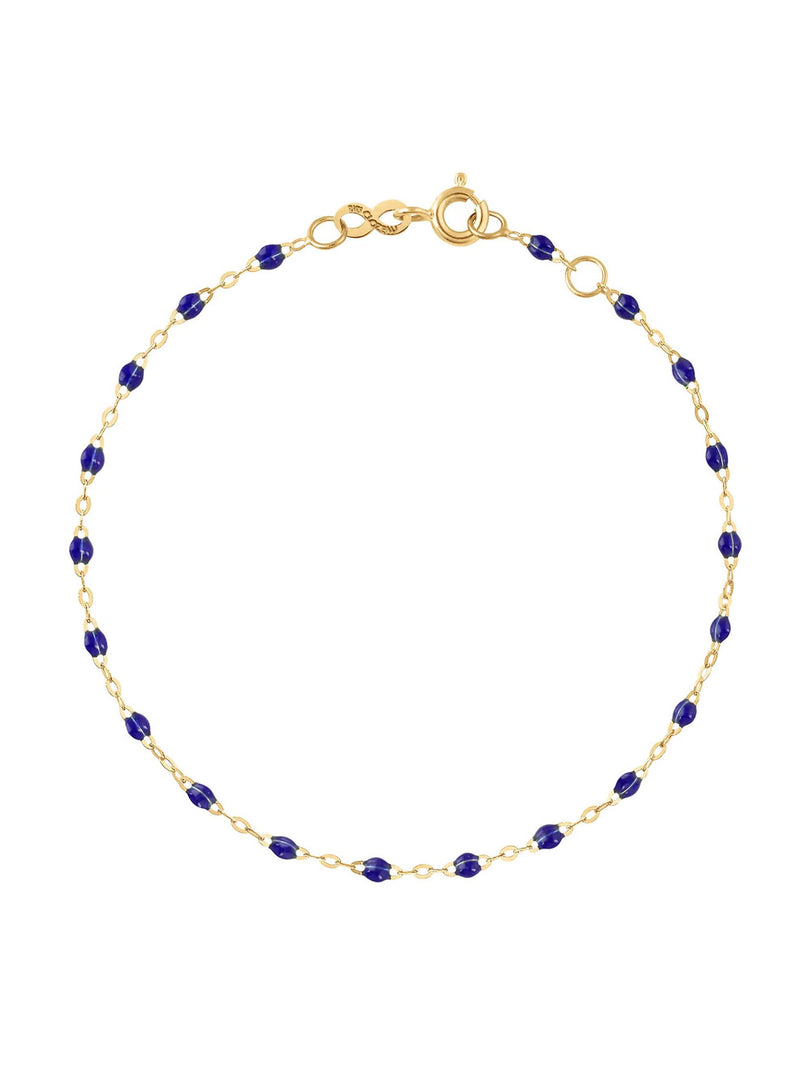 Classic Gigi Lapis Resin Yellow Gold Bracelet