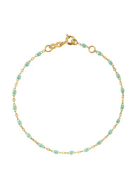 Classic Gigi Jade Resin Yellow Gold Bracelet