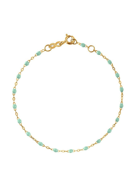 Classic Gigi Jade Resin Yellow Gold Bracelet