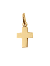 Yellow Gold Cross Charm