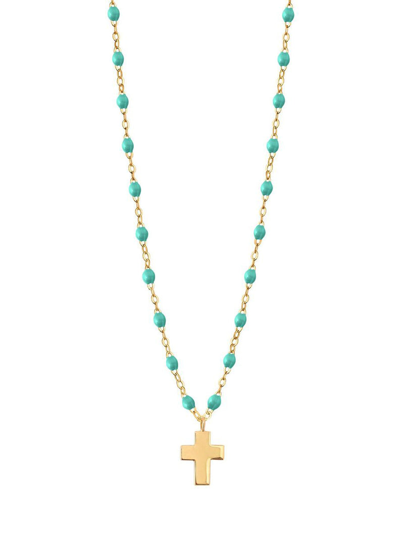 Yellow Gold Cross Charm