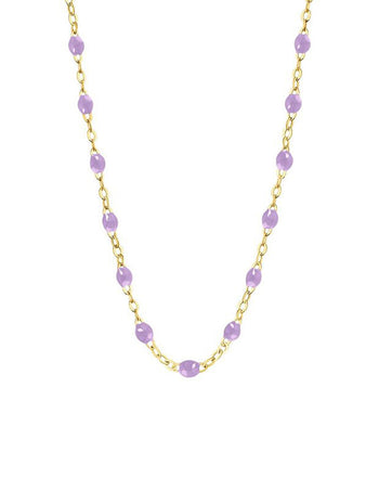 Classic Gigi Lilac Yellow Gold Necklace