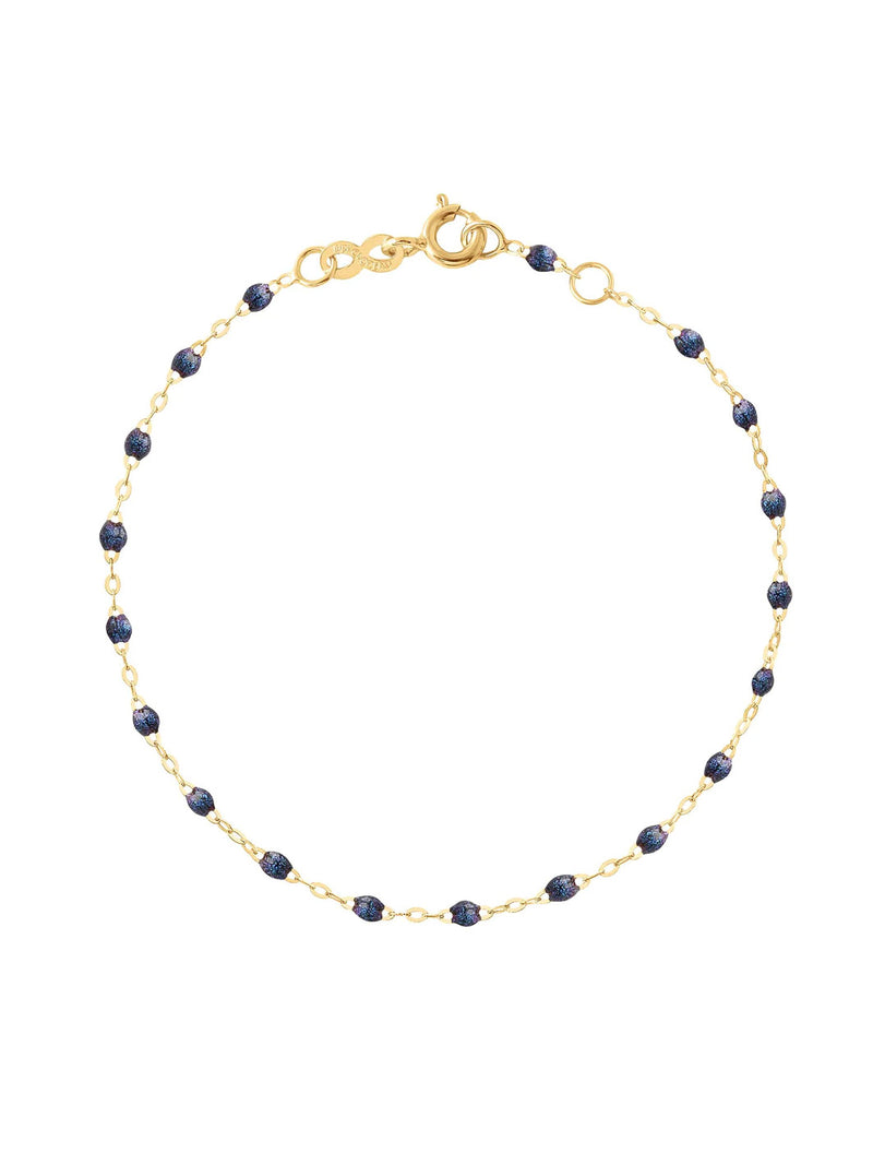 Classic Gigi Midnight Resin Yellow Gold Bracelet