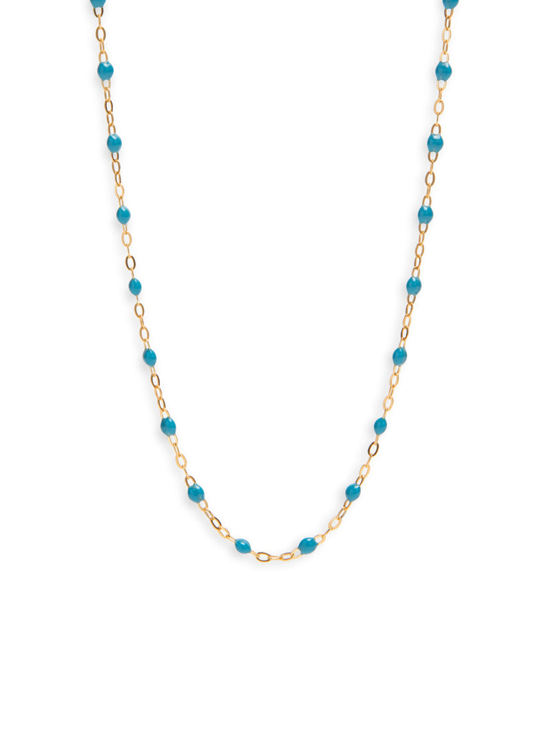 Classic Gigi Jeans Resin Yellow Gold Necklace