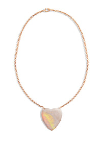 22.32 Carat Opal Heart Necklace