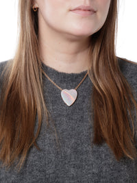 22.32 Carat Opal Heart Necklace