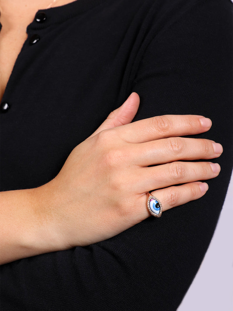 Evil eye ring on sale swarovski