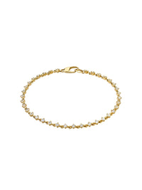 Eclat Diamond Tennis Link Yellow Gold Bracelet