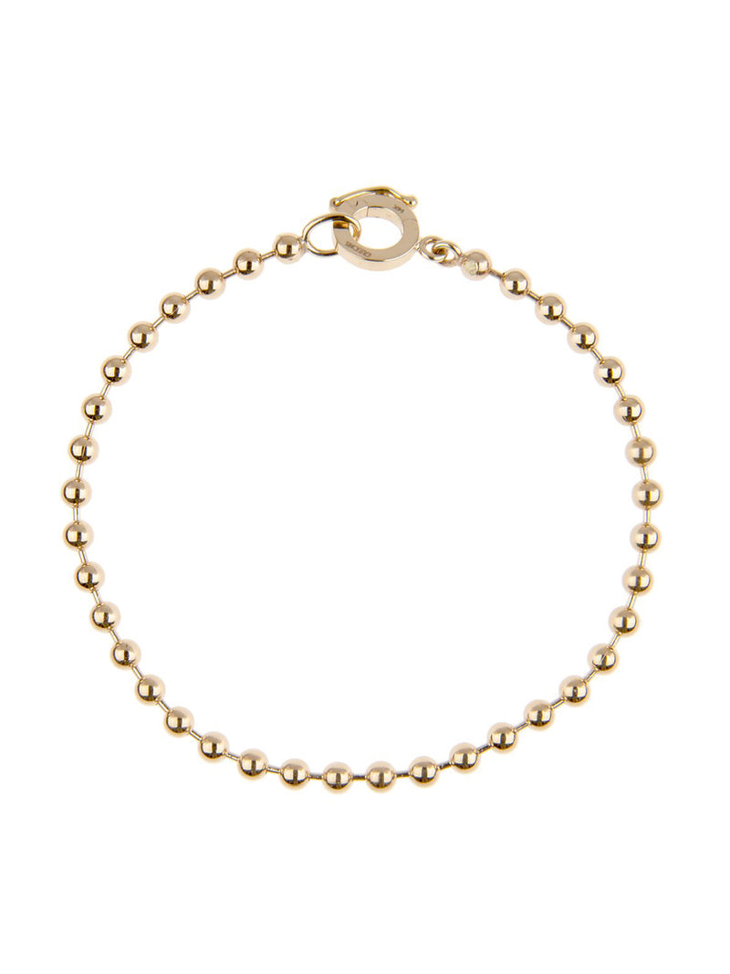 Love Wrap Yellow Gold Ball Chain Bracelet