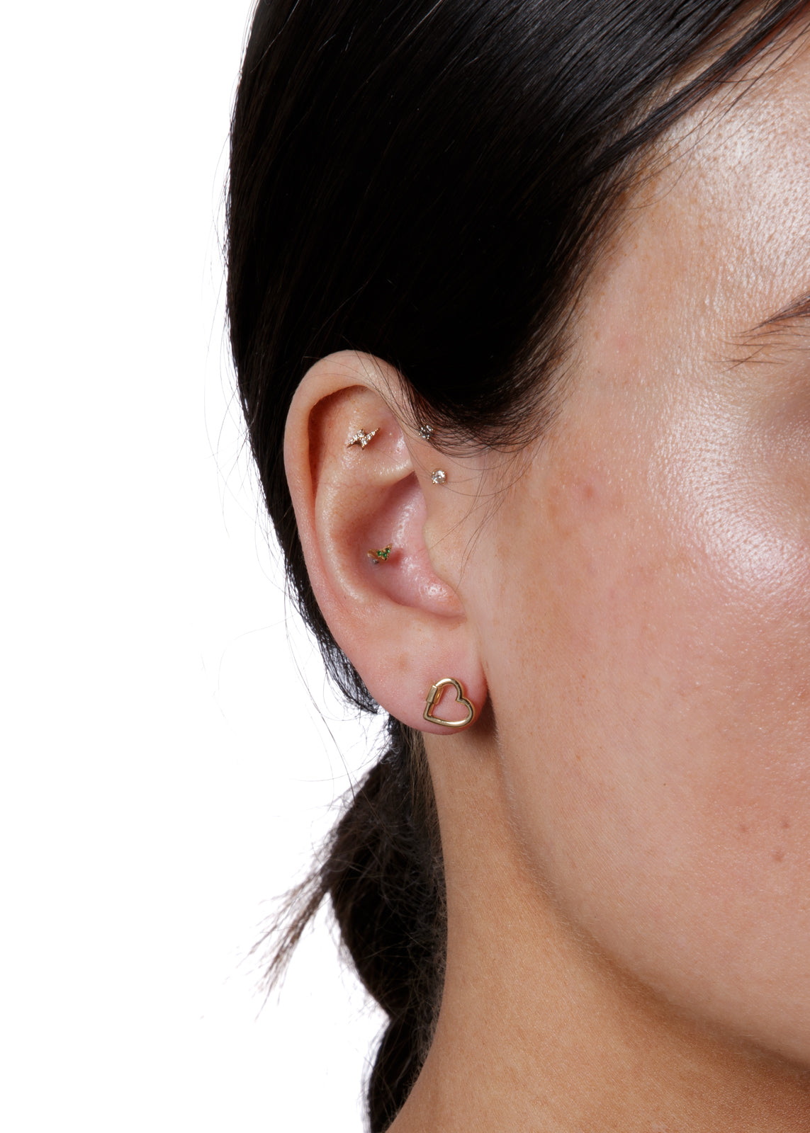 CoolWool New Trendy Look One Side Stud and Cuff Earring