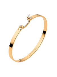 17cm Cocktail Time Mood Bangle Yellow Gold Bracelet