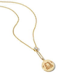 Mini Love Alchemy Yellow Gold Pendant Necklace