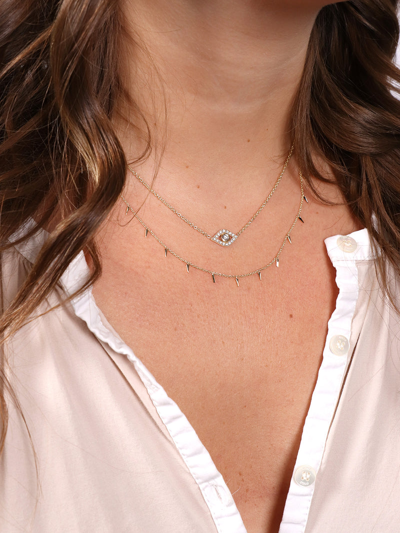 Sydney evan initial on sale necklace