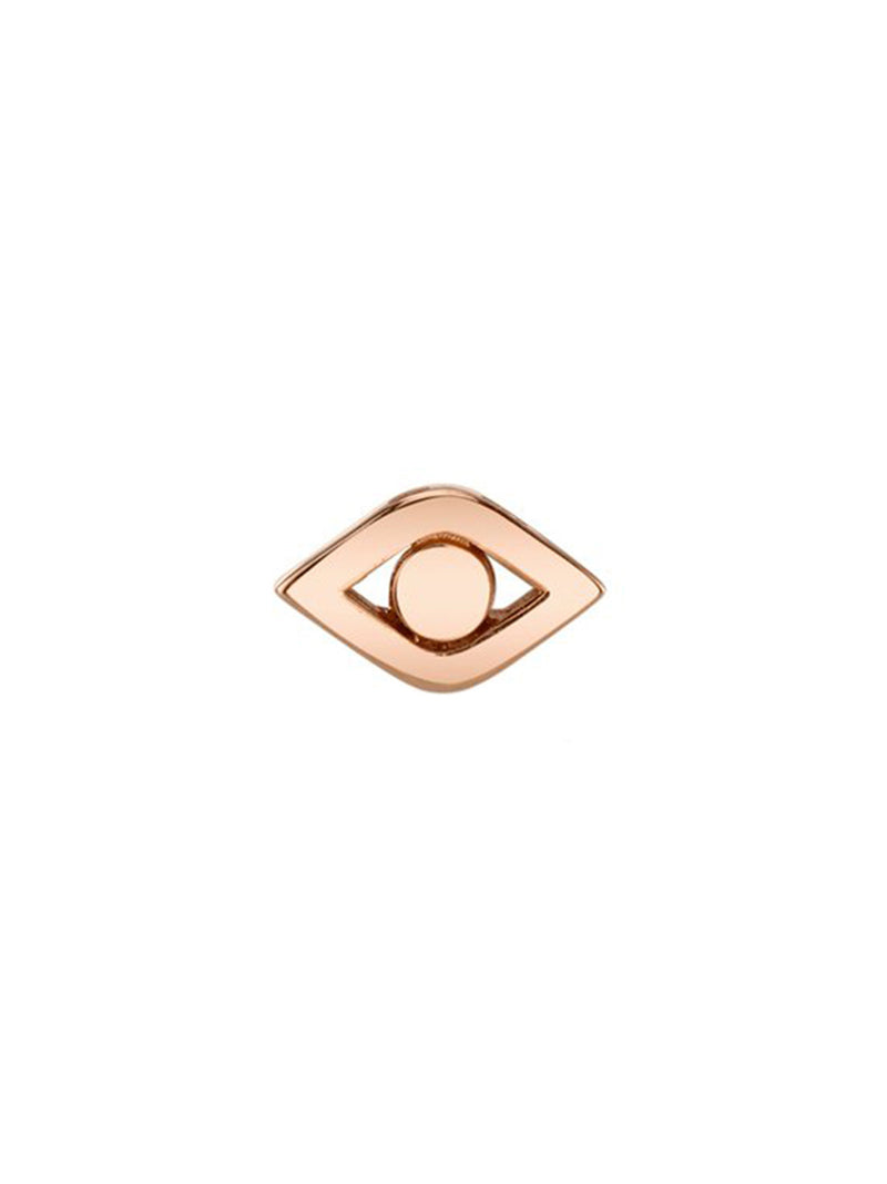 Pure Evil Eye Stud Rose Gold Single Earring